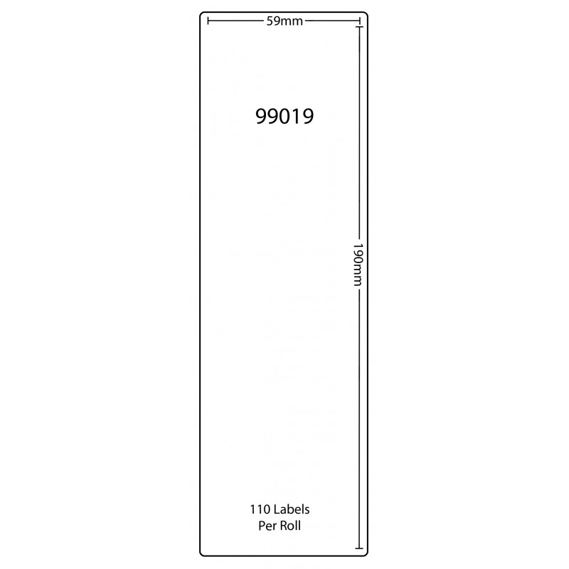 Dymo 99019 Compatible Thermal White Address Labels (Pack of 100)